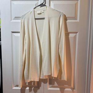 Cyrus Cream Open-Front Cardigan